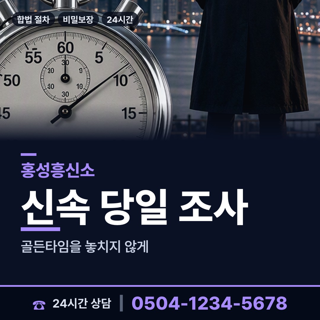 홍성 갈산면 거래처조사 상담 안내